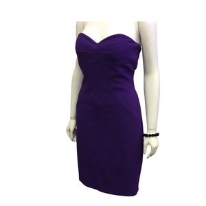 David Meister Purple Cocktail Dress